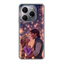 Чохол Рапунцель для TECNO Spark 20 Pro (Принцеса і принц)