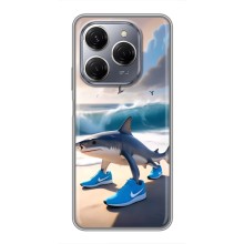 Чохол з мемом Тралалело тралала на TECNO Spark 20 Pro
