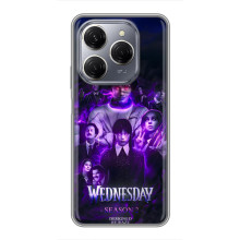 Чехол с дизайном Венздей 2 на TECNO Spark 20 Pro