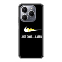 Чохол з логтипом Найк на TECNO Spark 20 Pro (Nike just do it)
