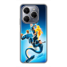 Чехол с принтом Фантастическая четверка для TECNO Spark 20 Pro – Фантастическая четверка