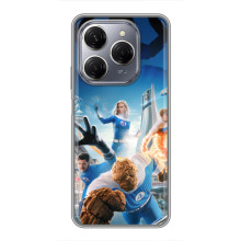 Чехол с принтом Фантастическая четверка для TECNO Spark 20 Pro – Герои Фантастической четверки