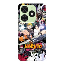 Купить Чехлы на телефон с принтом Anime для TECNO Spark 20 Pro (Наруто постер)