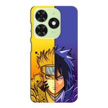 Купить Чохли на телефон з принтом Anime для TECNO Spark 20 Pro (Naruto Vs Sasuke)