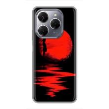 Летний Чехол на TECNO Spark 20 Pro – Красный Закат
