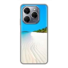 Летний Чехол на TECNO Spark 20 Pro – Море песок