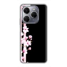 Чохли з тематикою "КВІТИ" на TECNO Spark 20 Pro (Квіточки)