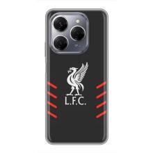 Силиконовые Чехлы принт Футбол на TECNO Spark 20 Pro – Эмблема Liverpool