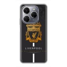Силиконовые Чехлы принт Футбол на TECNO Spark 20 Pro – Liverpool