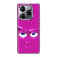 Силиконовые Чехлы (смешные стикеры) для TECNO Spark 20 Pro – Хитрая мордочка