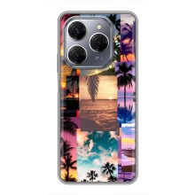 Силіконовий чохол з КАРТИНКАМИ літо для TECNO Spark 20 Pro (AlphaPrint) (Літня відпустка)