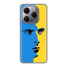 Украинские Чехлы для TECNO Spark 20 Pro с картинкой УПА (AlphaPrint) (Степан Бандера)
