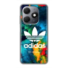 Чехлы Адидас для TECNO Spark 20 (AlphaPrint) (Яркий Адидас)