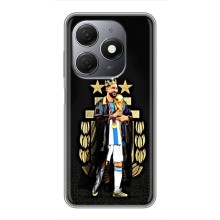 Чехлы для TECNO Spark 20 (Leo чемпион) (AlphaPrint) (Месси Король)