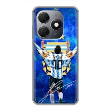 Чехлы для TECNO Spark 20 (Leo чемпион) (AlphaPrint) (Месси сборная)