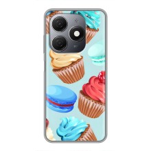 Чехлы с Фруктами для TECNO Spark 20 (VPrint) (Кексики)