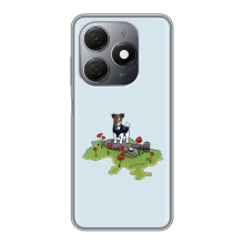 Чехлы с картинкой собаки Патрон для TECNO Spark 20 (AlphaPrint) (Сапер Пес)