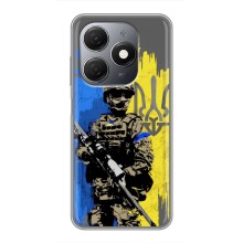Чехлы с картинкой ЗСУ для TECNO Spark 20 (AlphaPrint) (АРТ солдат)