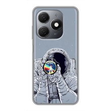 Чехол NASA для TECNO Spark 20 (AlphaPrint) (Космонавт фото)