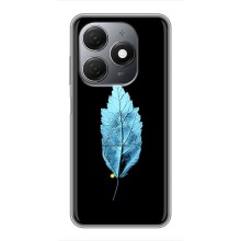 Чохол з картинками на чорному фоні для TECNO Spark 20 (Листя)