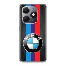 Чехол для Техно Спарк 20 - с принтом БМВ (AlphaPrint) (Лого BMW)