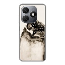 Чехол с птицами на TECNO Spark 20 (VPrint) (Сова)