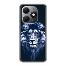 Чехол со Львом для TECNO Spark 20 (VPrint) (Синий Лев)