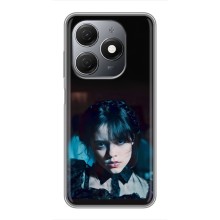 Чехлы Венсдей на TECNO Spark 20 Уэнсдей (AlphaPrint) (взгляд Уэнздей)