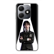 Чехлы Венсдей на TECNO Spark 20 Уэнсдей (AlphaPrint) (W-Wednesday)