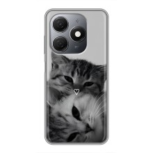 Чехол с рисунком кот на TECNO Spark 20 (Пара котов)