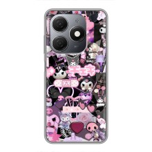 Чехол с кроликом Куроми на TECNO Spark 20 (Коллаж Куроми)