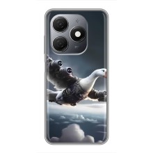 Чехол с мемом Тралалело тралала на TECNO Spark 20 (Бомбардини гусини)