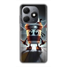 Чехол с мемом Тралалело тралала на TECNO Spark 20 (Капучино асасино)