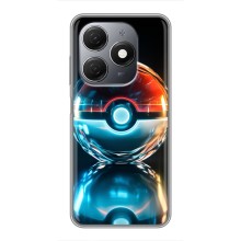 Чехол с Пикачу на TECNO Spark 20 (Мяч Пикачу)