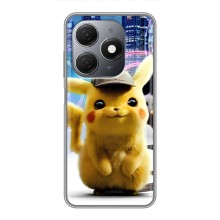 Чехол с Пикачу на TECNO Spark 20 (Пикачу в городе)