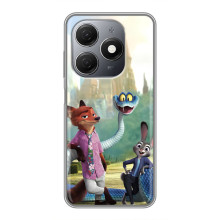 Чехол Зоотрополіс на TECNO Spark 20 – Ник Джуди и змея