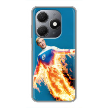 Чехол с принтом Фантастическая четверка для TECNO Spark 20 – Человек-Факел