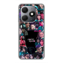 Чохол Гра в кальмара для TECNO Spark 20 – Колаж гра кальмара