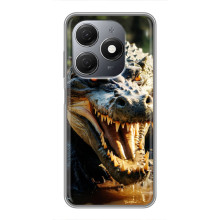 Чехол с картинкой «Хищники» для TECNO Spark 20 – Крокодил