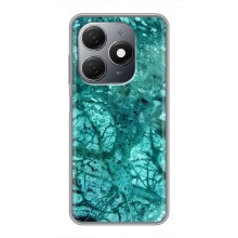 Мраморный чехол на TECNO Spark 20 (VPrint) (Зеленый мрамор)