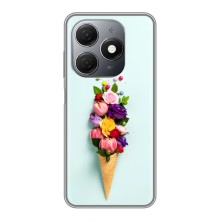 Чохли з тематикою "КВІТИ" на TECNO Spark 20 – Квітка-морозиво