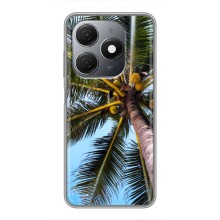 Силиконовый чехол с КАРТИНКАМИ лето для TECNO Spark 20 (AlphaPrint) (Пальма)