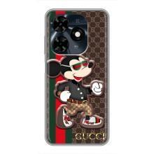 Чехлы Бренд GUCCI для TECNO Spark 20c – Маус Гуччи