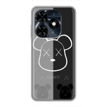 Чехлы для TECNO Spark 20c - Bearbrick Louis Vuitton (PREMIUMPrint) (БеарБрик глаза)