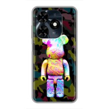 Чехлы для TECNO Spark 20c - Bearbrick Louis Vuitton (PREMIUMPrint) (Яркий Bearbrick)