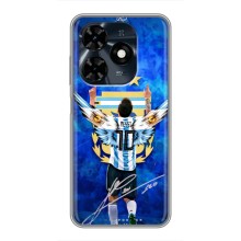 Чехлы для TECNO Spark 20c (Leo чемпион) (AlphaPrint) (Месси сборная)