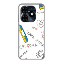 Чехлы Доброго вечора, ми за України для Техно Спарк 20с (AlphaPrint) (Стикер)