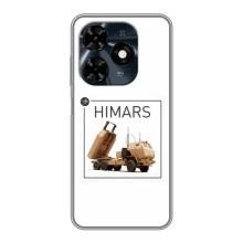 Чехлы на военную тематику для TECNO Spark 20c – HIMARS
