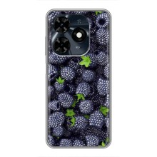 Чехлы с Фруктами для TECNO Spark 20c (VPrint) (Ежевика)