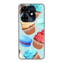 Чехлы с Фруктами для TECNO Spark 20c (VPrint) (Кексики)